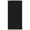 vidaXL Estantes cubo de pared 2 uds contrachapado negro 100x15x30 cm