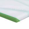 vidaXL Sobrecolch&oacute;n y verde 100 x 200 cm Tela jacquard