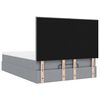 vidaXL Estructura cama otomana colch&oacute;n tela gris claro 140x200cm