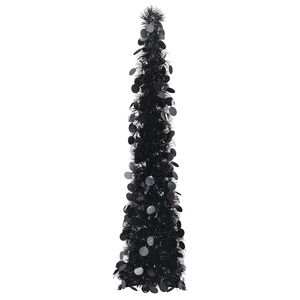 vidaXL &Aacute;rboles de Navidad artificiales PET Black