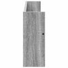 vidaXL Estante de revistas con estante Gris Sonoma 80 x 12 x 30 cm