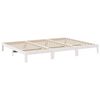 vidaXL Estructura de cama familiar sin colch&oacute;n blanco 270x200 cm