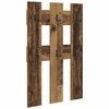 vidaXL Perchero de pared Madera vieja 65 x 3 x 100 cm