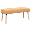vidaXL Banco Liso Beige 110 x 40 x 46 cm Boucl&eacute;