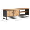 vidaXL Mueble para TV de madera maciza de acacia 120x30x40 cm