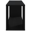 vidaXL Mueble para TV madera contrachapada negro 80x24x32 cm