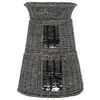 vidaXL Cestas de gatos 3 uds con cojines sauce natural gris 47x34x60cm