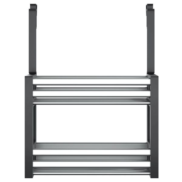 vidaXL Organizador para debajo de fregadero aluminio 34x12x26 cm