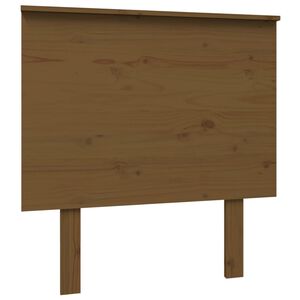 vidaXL Cabecero de cama madera maciza de pino marr&oacute;n miel 79x6x82,5 cm