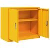vidaXL Armario de almacenamiento Amarillo Mostaza 80 x 40 x 70 cm