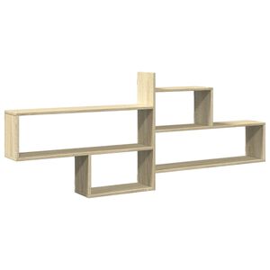 vidaXL Estanter&iacute;a pared madera ingenier&iacute;a roble Sonoma 167,5x18x68 cm