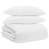 vidaXL Juego de Edred&oacute;n con almohada 3 uds. Pluma de pato