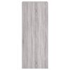 vidaXL Mueble TV de pared madera ingenier&iacute;a gris Sonoma 40,5x30x102 cm