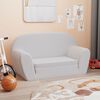 vidaXL Sillón desplegable para niños gris claro