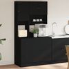 vidaXL Mueble de cocina madera de ingenier&iacute;a negro 95x50x180 cm