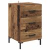 vidaXL Armario de Noche con caj&oacute;n Madera vieja 40 x 40 x 66 cm