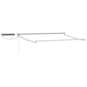 vidaXL Estructura de toldo retr&aacute;ctil el&eacute;ctrico Blanco 2,5 x 2 m
