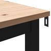 vidaXL Mesa de Comedor Natural 70 x 70 x 75 cm Madera de pino macizo