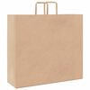 vidaXL Bolsas de papel con asas 50 uds marr&oacute;n 54x15x49 cm