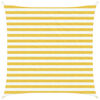 vidaXL Toldo Vela Amarillo y blanco 2 x 2 m HDPE