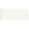 vidaXL Toldo lateral retr&aacute;ctil para patio crema 200x500 cm