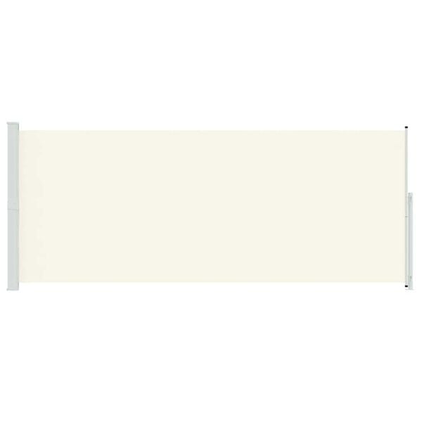 vidaXL Toldo lateral retr&aacute;ctil para patio crema 200x500 cm