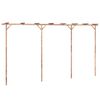 vidaXL P&eacute;rgola de bamb&uacute; 385x40x205 cm