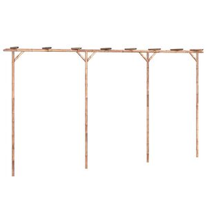 vidaXL P&eacute;rgola de bamb&uacute; 385x40x205 cm