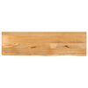 vidaXL Tablero de mesa borde natural madera maciza mango 120x30x2,5 cm