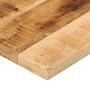 vidaXL Tablero de mesa rectangular madera mango rugosa 100x30x2,5 cm