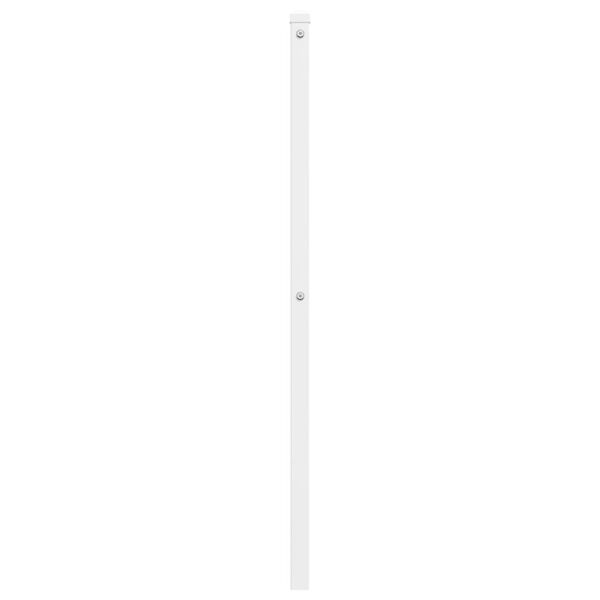 vidaXL Cabecero de repuesto de metal blanco 107 cm