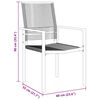 vidaXL Conjunto de Comedor de Jard&iacute;n 9 pcs Negro