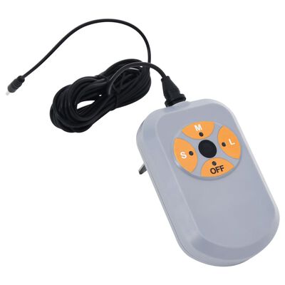 vidaXL Temporizador de agua digital salida única y sensor de humedad