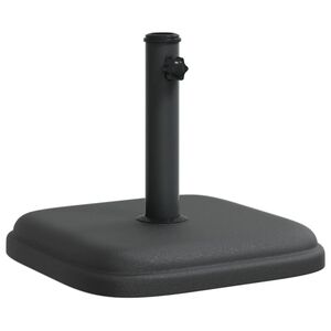 vidaXL Base de sombrilla cuadrada para palos de &Oslash;32/35/38 mm 11 kg