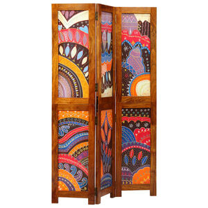 vidaXL Separador de habitaciones Marr&oacute;n miel 105 x 1,5 x 160 cm