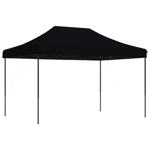 vidaXL Carpa de Fiesta Negro 279 x 410 x 315 cm Tela Oxford