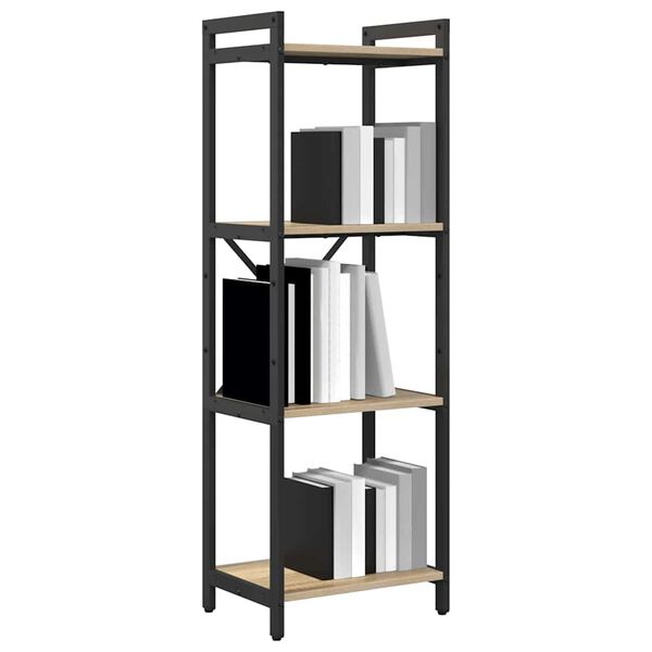 vidaXL Estante de libros Roble Sonoma 40 x 30 x 119 cm