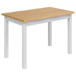 VidaXL Mesa de Comedor EKAI Blanco 112 x 70 x 76,5 cm