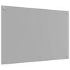 vidaXL Salpicadero de cocina Gris Claro 90 x 60 cm vidrio templado