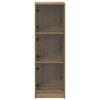 vidaXL Alacena Roble artesanal 35 x 37 x 109 cm Madera contrachapada