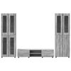 vidaXL Conjunto de mueble de TV con caj&oacute;n FLORIN Gris Sonoma