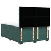 vidaXL Cama box spring con colch&oacute;n terciopelo verde oscuro 140x190 cm