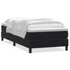 vidaXL Cama box spring con colch&oacute;n terciopelo negro 100x220 cm