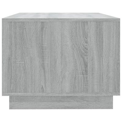 vidaXL Mesa de centro madera de ingeniería gris Sonoma 102x55x43 cm