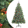 vidaXL &Aacute;rbol de Navidad artificial 300 LED Blanco C&aacute;lido PVC y Metal