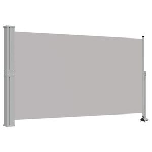 vidaXL Toldo lateral retr&aacute;ctil para patio 140x300 cm gris