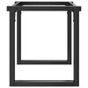 vidaXL Patas de mesa de centro estructura O acero 80x40x43 cm