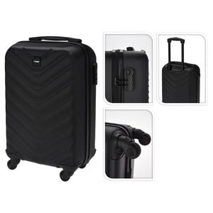ProWorld Maleta con dise&ntilde;o de rombo negra 28 L