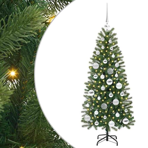 vidaXL &Aacute;rbol de Navidad artificial con 150 LED Verde 120 cm PE y PVC