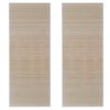 vidaXL Alfombras rectangulares de bamb&uacute; natural 2 unidades 120x180 cm
